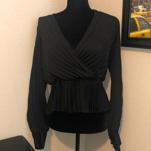 NWT Express Pleated Blouse SZ Med